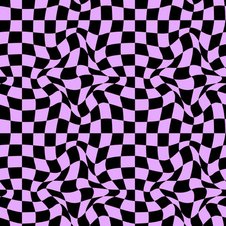 Checkered seamless pattern. Y2K style 90s digital paper. surface design illustration. Colorful tile repeat backdrop. simple flat design fabric textile design backgroundのイラスト素材