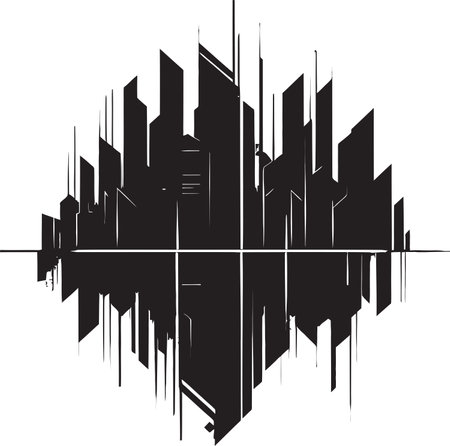 Urban Utopia Estate Emblem Design Realty Vision Real Estate Logoのイラスト素材