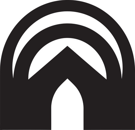 Architectural Affinity Estate Logo Design Cityscape Charm Emblem of Realtyのイラスト素材