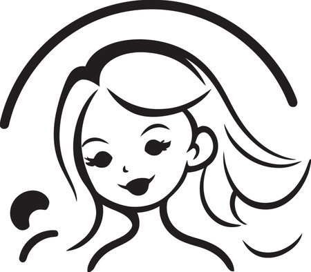 Educational Elegance Female Mentor with Book Vector Icon Literary Leadership Woman Inspires with Book Logo Designのイラスト素材