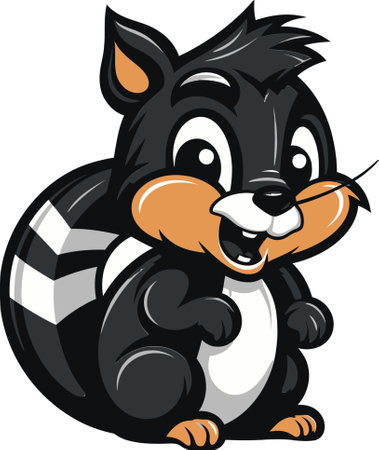 Chipmunk Logo for Photographer Chipmunk Logo for Videographerのイラスト素材