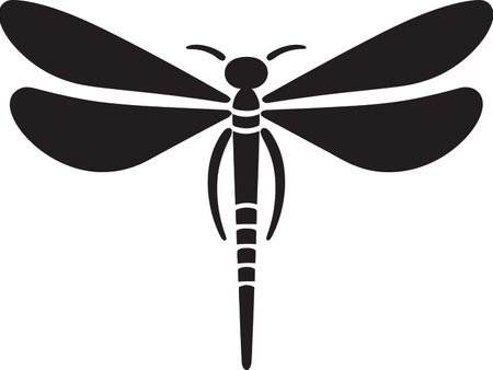 Wings of the Night Emblem Enchanted Midnight Vectorのイラスト素材