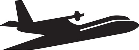 AeroElevate Symbol Precision Flight Vector SkyFusion Icon Airborne Aviation Artistryのイラスト素材