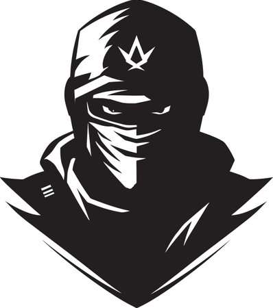 VanguardVector Mascot Emblem in Vector Art InfantryInsignia Vectorized Mascot Icon Designのイラスト素材