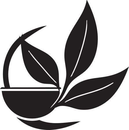 BrewMark Elegant Coffee Cup Symbol JavaGraffix Dynamic Vector Coffee Cup Logoのイラスト素材