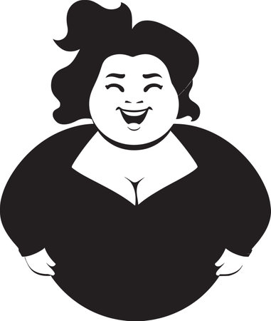 CurvesRise Dynamic Empowerment Emblem EmpowerCurveMark Precision Body Positive Logoのイラスト素材