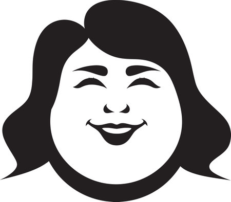 CurvesRise Sleek Empowerment Design ResilientFormGraffix Dynamic Woman Empowerment Emblemのイラスト素材