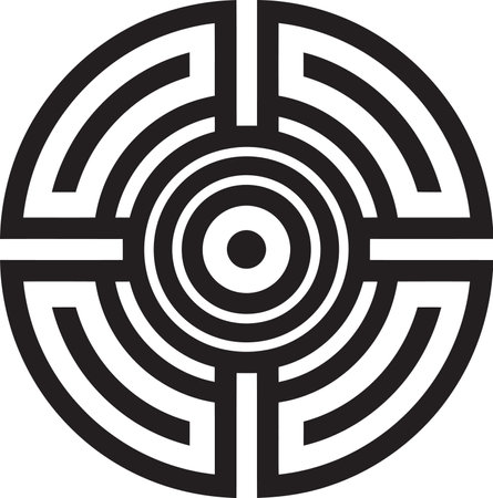 Angular Deco Brilliance Vector Emblem Design Deco Prismatics Logo Vector Designのイラスト素材