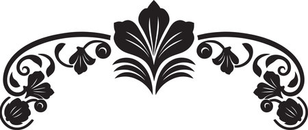 Artisanal Intricate Detail Vector Logo Design Graceful Ornamental Accents Decorative Emblem Iconのイラスト素材