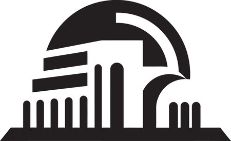 Bungalow Elegance Unveiled Logo Vector Emblem Minimalist Dwelling Essence Modern House Iconic Designのイラスト素材