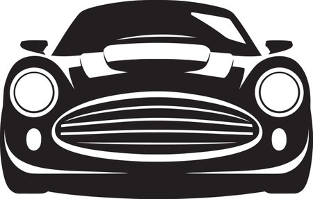 Urban Speedster Emblem Logo Vector Design Futuristic Racing Speed Sports Car Iconic Emblemのイラスト素材