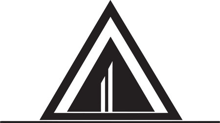 Modern Living Symbol House Icon Design Bungalow Architectonic Logo Vector Emblemのイラスト素材