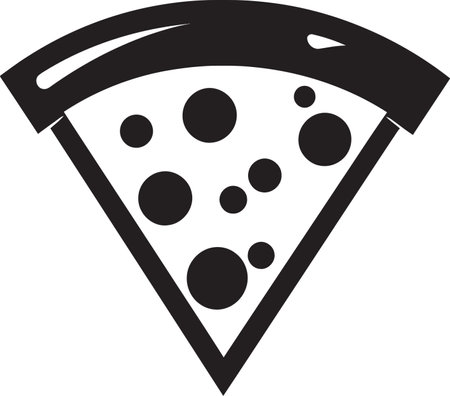 Piping Hot Pizza Slice Vector Logo Design Signature Slice Savor Iconic Emblem Iconのイラスト素材