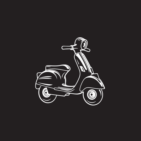 Scooters Street Swagger Logo Vector Design Metropolitan Slickness Iconic Emblem Designのイラスト素材