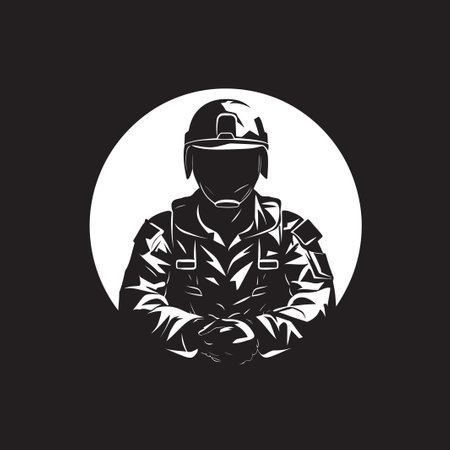 Gallant Emblem Logo Vector Icon Sentinels Courage Iconic Emblem Iconのイラスト素材