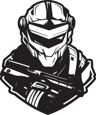 Defenders Emblem Valor Mark Combatant Coat of Arms Soldiers Valorのイラスト素材