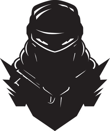 Brave Guardian Unveiled Iconic Emblem Design Sentinels Resolve Logo Icon Vectorのイラスト素材