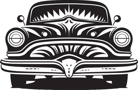 Heritage Highway Car Insignia Vintage Velocity Automobile Badgeのイラスト素材