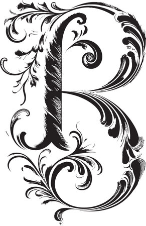 Regal Flourish Regal Letter R Decor Vector Royal Symphony Grandiose Font R Vectorのイラスト素材