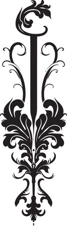 Sculpted Matrimonial Whirl Wedding Swirl Emblem Whirlwind of Affection Black Swirl Designのイラスト素材