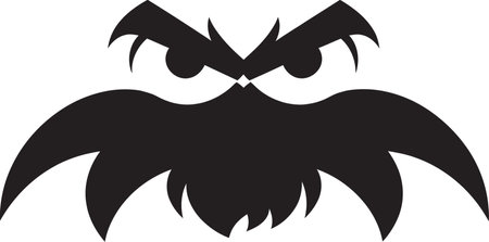 Fuming Cumulonimbus Angry Cloud Logo Icon Raging Cyclone Vector Angry Cloud Designのイラスト素材
