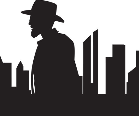 Blueprint Genius Black Architect Man Icon Creative Vision Vector Architect Logoのイラスト素材