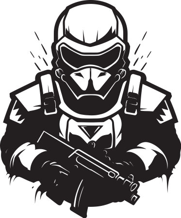 Combatant Coat of Arms Soldiers Valor Guardians Image Symbol of Courageのイラスト素材