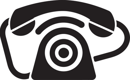 DialerAura Dynamic Vector Dialer Telephone Design VintageTalkMaster Precision Telephone Symbolのイラスト素材
