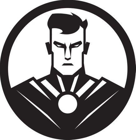 Smashing Defender Hammer Man Illustration Thunderous Vigilance Iconic Hammer Man Imageのイラスト素材