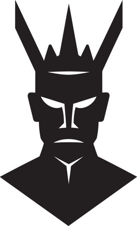 Thunderous Guardian Hammer Man Emblem Impactful Avenger Iconic Hammer Man Symbolのイラスト素材