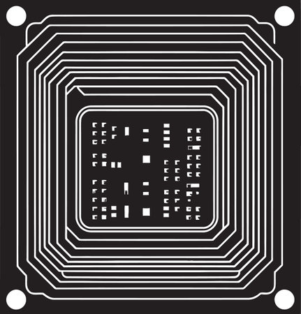CyberSymphony Iconic Vector Chip VectorVerse Innovators Emblematic Chip
