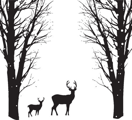 Noir Nutcracker Stylish Abstract Vector Christmas Card Midnight Memories Elegant Vector Christmas Card Artのイラスト素材