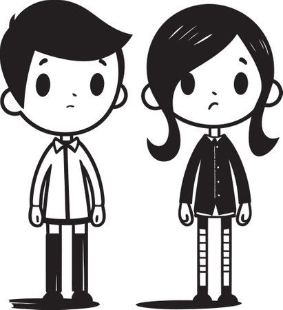 Ink Serenade Modern Black Moment Symbol Midnight Harmony Intriguing Vector Intimacyのイラスト素材