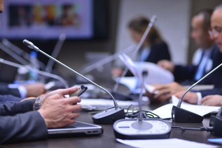 People at the negotiating table. Indoorの写真素材