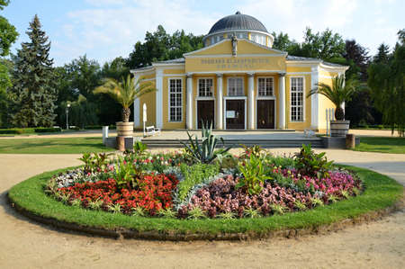 Hall Glauber springs in spa Franzensbad のeditorial素材