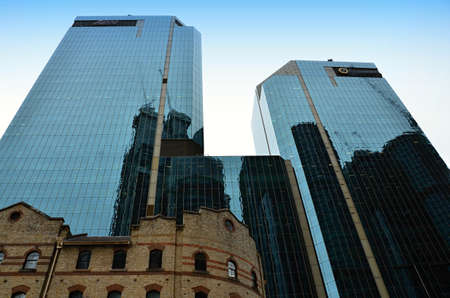 Metropolis, Sydney with modern skyscrapersのeditorial素材