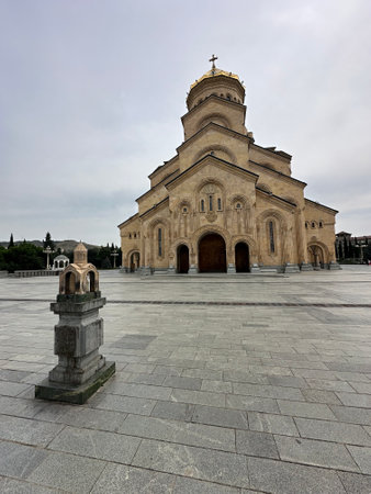 Holy Trinity Cathedral in Tbilisi, Cathedral of Christ the Savior in Tbilisi, Georgia The tallest...