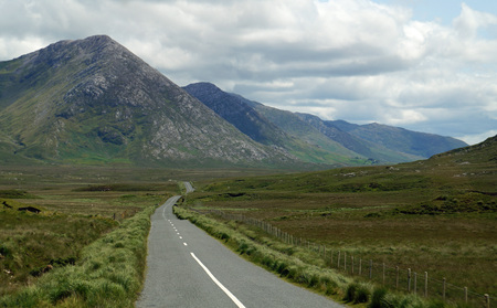 the picture shows the green island irelandの写真素材