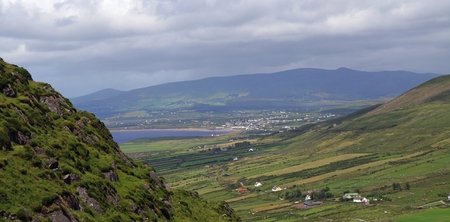 the picture shows the green island irelandの写真素材