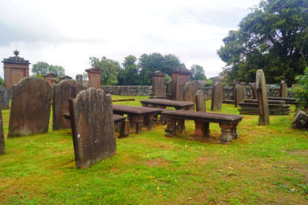 The monastery Sweetheart is a former Cistercian monastery in Scotland. It is located about 13 km south of Dumfries in the county of Dumfries and Galloway in southwestern Scotland, near the village of New Abbey.の写真素材