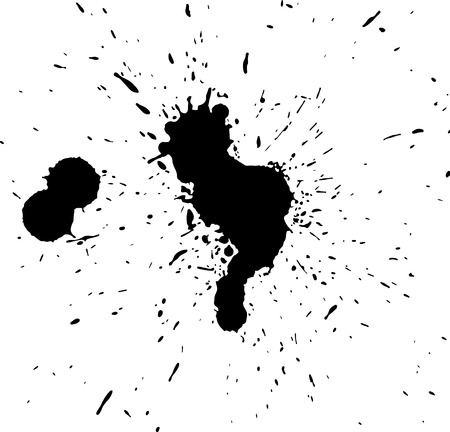 Hand-made grunge texture. Abstract ink drops backgroundのイラスト素材