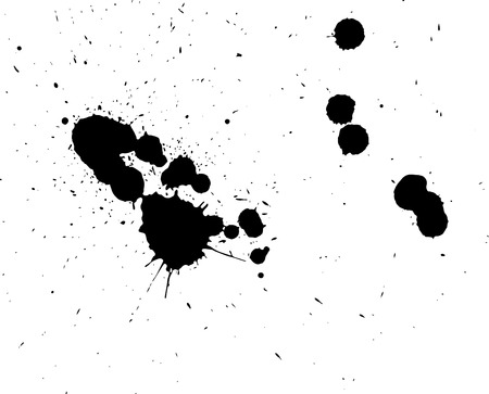 Hand-made grunge texture. Abstract ink drops backgroundのイラスト素材