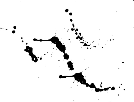 Hand-made grunge texture. Abstract ink drops backgroundのイラスト素材