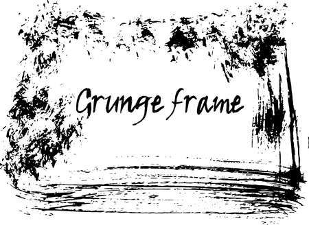 Hand-made grunge texture. Abstract ink drops backgroundのイラスト素材