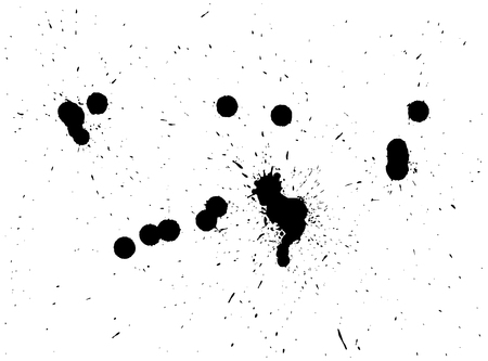 Hand-made grunge texture. Abstract ink drops backgroundのイラスト素材