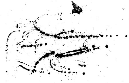 Hand-made grunge texture. Abstract ink drops background. Black and white grunge texture. Grunge texture. Vector watercolor grunge texture.のイラスト素材