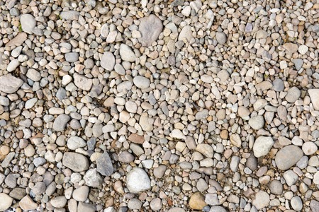 River stones background. Natural stone texture. Colorful rockの写真素材