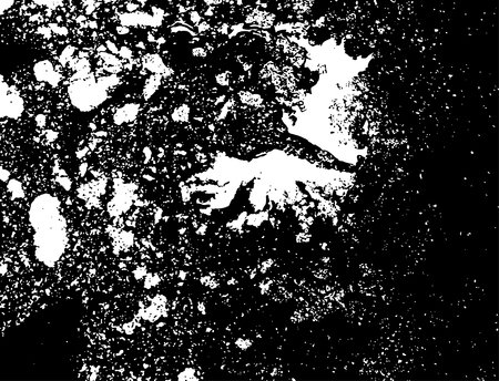 Black and white marbled texture. Grunge vector illustration. Ink marble background. Abstract ebru paper. Liquid pattern.のイラスト素材