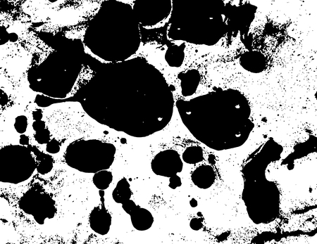 Black and white abstract background. Liquid marble pattern. Monochrome grunge texture. EPS10のイラスト素材