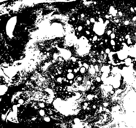 Black and white abstract background. Liquid marble pattern. Monochrome grunge texture. EPS10のイラスト素材